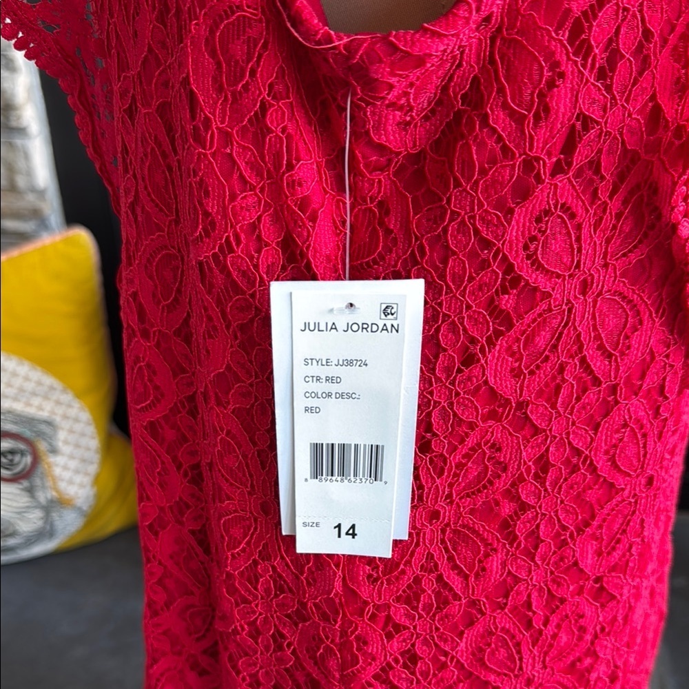 Julia Jordan Red Ruffled Mini Dress - Picture 6 of 14